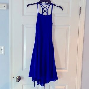 Lulus tie back skater dress